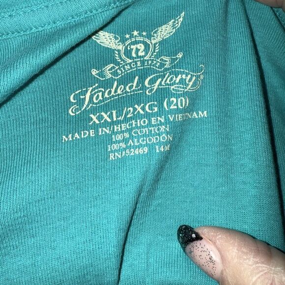 FADED GLORY BRAND WOMENS PLUS SIZE SHIRT - Picture 5 of 5